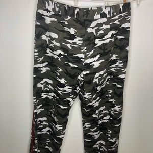 fashion nova camo button down Snip Snaps pants